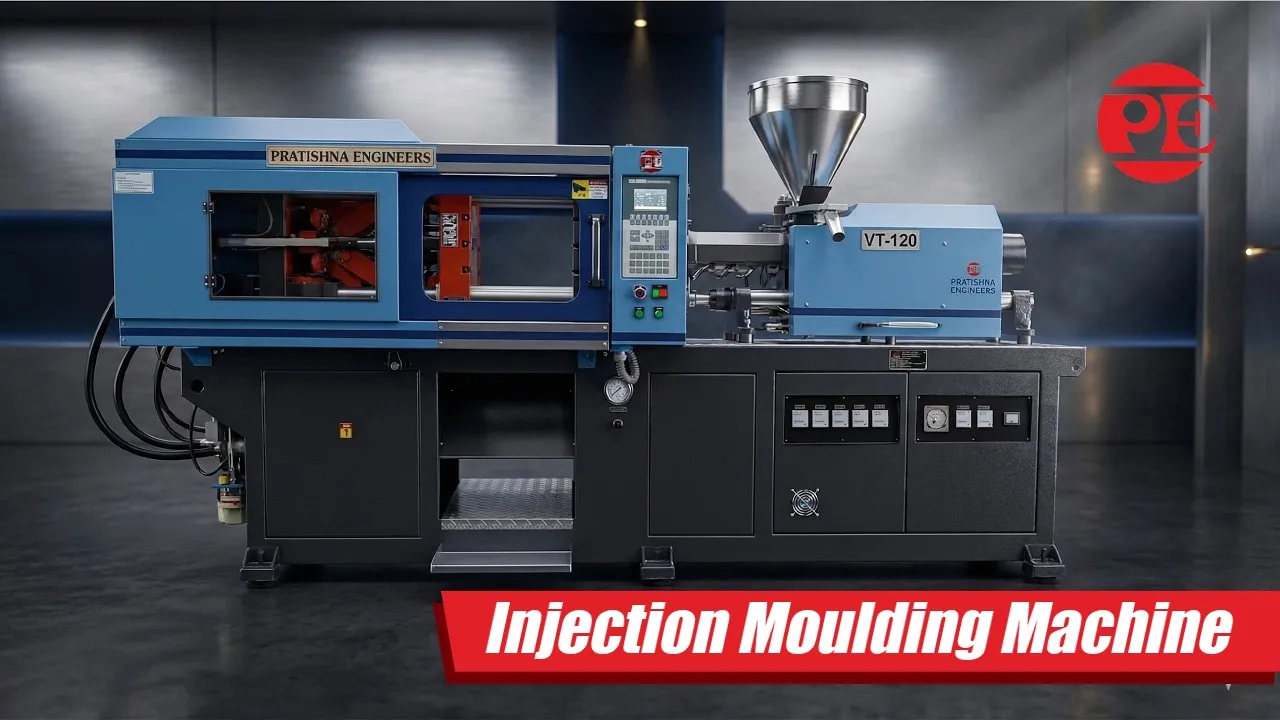 Pratishna Engineers VT-120 injection moulding machine